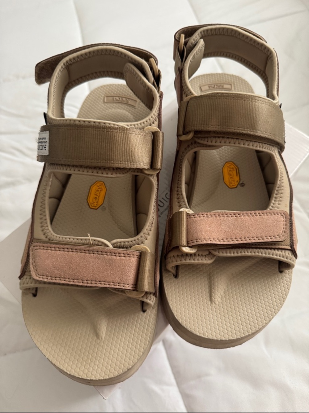 ✨ Suicoke WAS-V Sandals with Box – Beige | Unisex | Men’s 7 / Women’s 8-8.5 ✨
